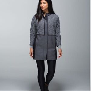 Lululemon Cocoon Car Coat Coco Pique Black